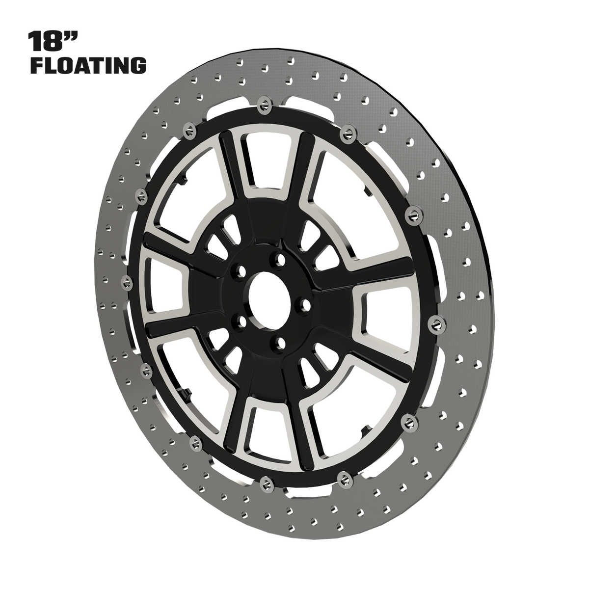 OG.15 18" Floating Rotor in Black Contrast Cut