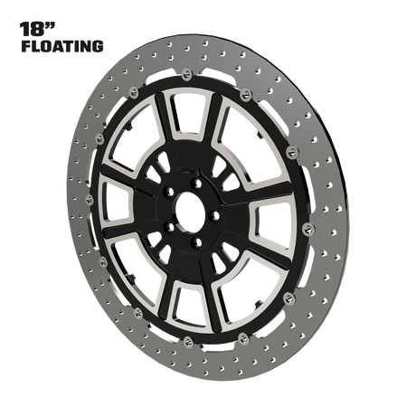 OG.15 18" Floating Rotor in Black Contrast Cut