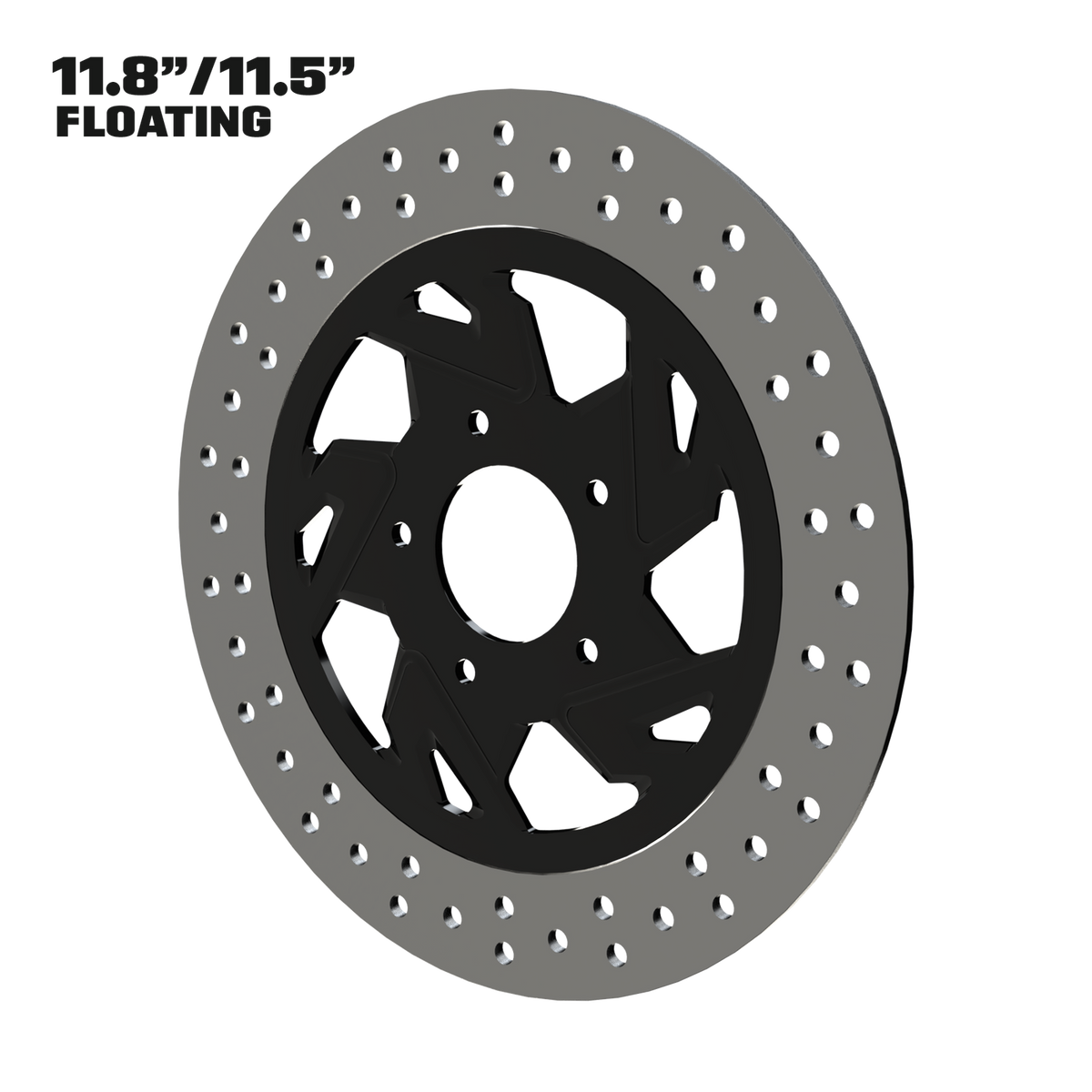 Hennessey 11" Floating Rotor in Black