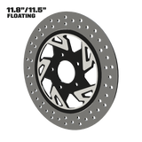 Hennessey 11" Floating Rotor in Black Contrast Cut