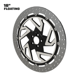 Hennessey 18" Floating Rotor in Black Contrast Cut