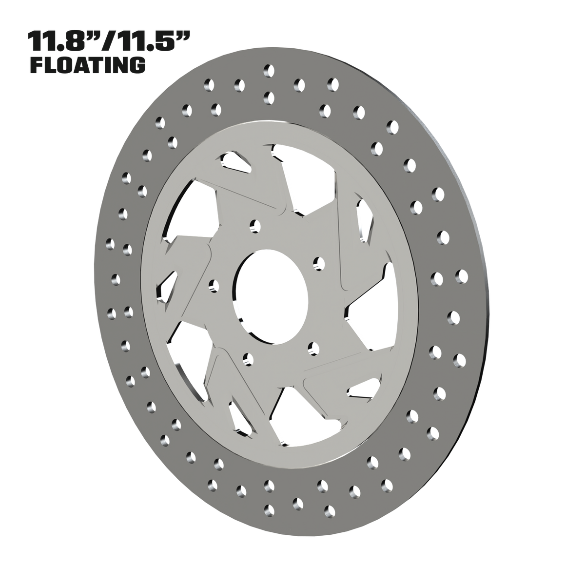 Hennessey 11" Floating Rotor in Polished