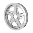 OG.26 Pulley in chrome