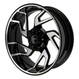OG.16 Harley Trike Black Double Cut Wheels