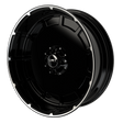 OG.20 Harley Trike Black Double Cut Wheels