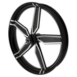 Octane Harley Touring Black Double Cut Wheels