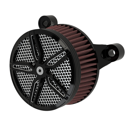 Octane Air Cleaner in black double cut