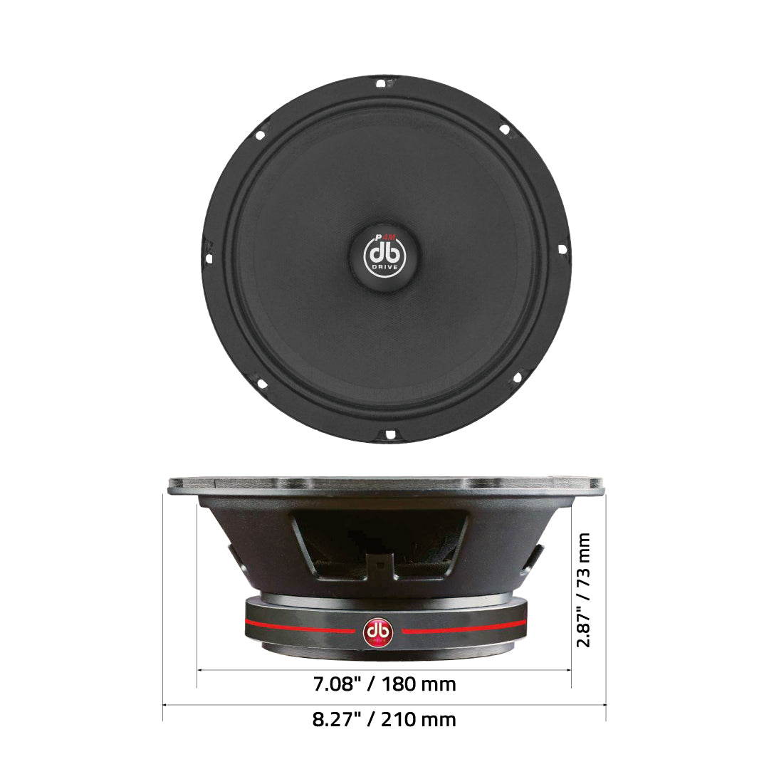 DB Drive P4M 8C : 8" PRO Audio Midrange