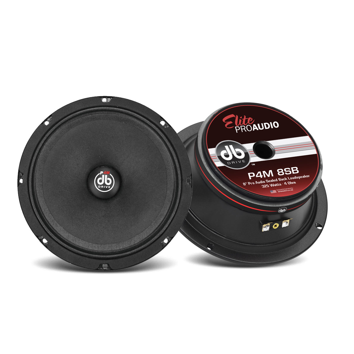 DB Drive P4M 8SB : 8" PRO Audio Sealed Back Midrange