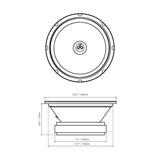 DB Drive P4M 8SB : 8" PRO Audio Sealed Back Midrange