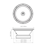 DB Drive P4M 6SB : 6.5" PRO Audio Sealed Back Midrange
