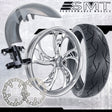 26x5.5 Harley-Davidson Chrome Fat Tire Bagger Kit