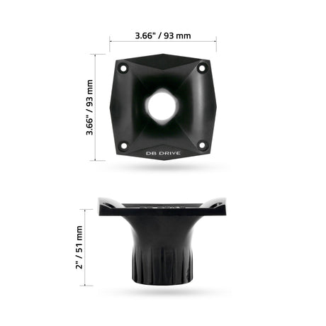 DB Drive PBRH3 : 3.66 X 3.66 X 2" Bi Radial Horn
