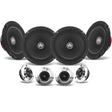 DB Drive PRO6K4MT : 6.5" 4-Midrange/4 Tweeter PRO Audio Component Kit