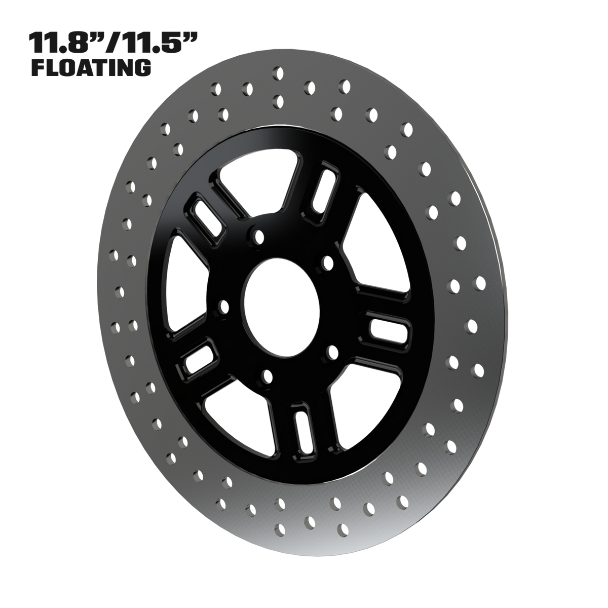 PS.01  11" Floating Rotor in Black