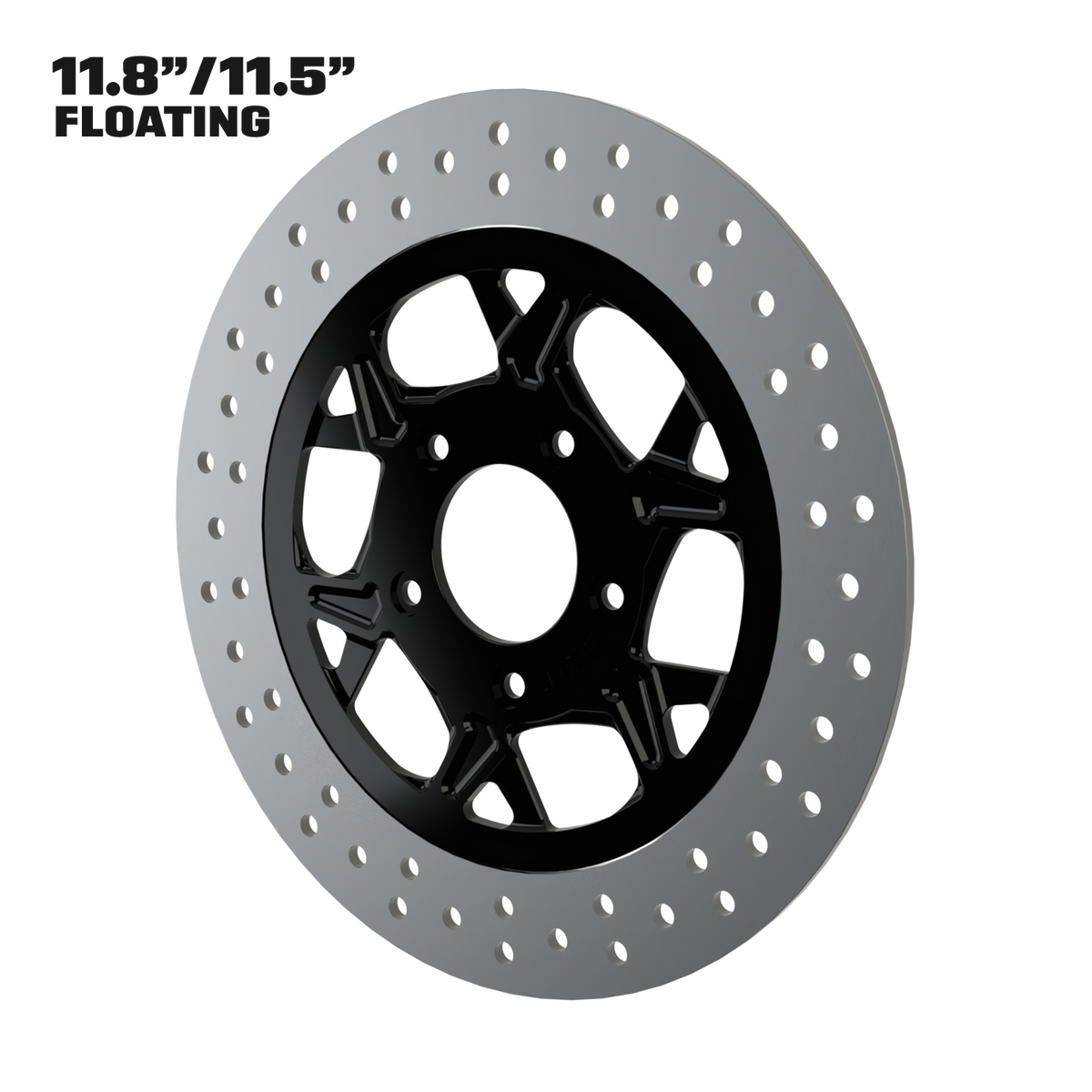 PS.02 11" Floating Rotor in Black