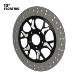 PS.02 13" Floating Rotor in Black Contrast Cut