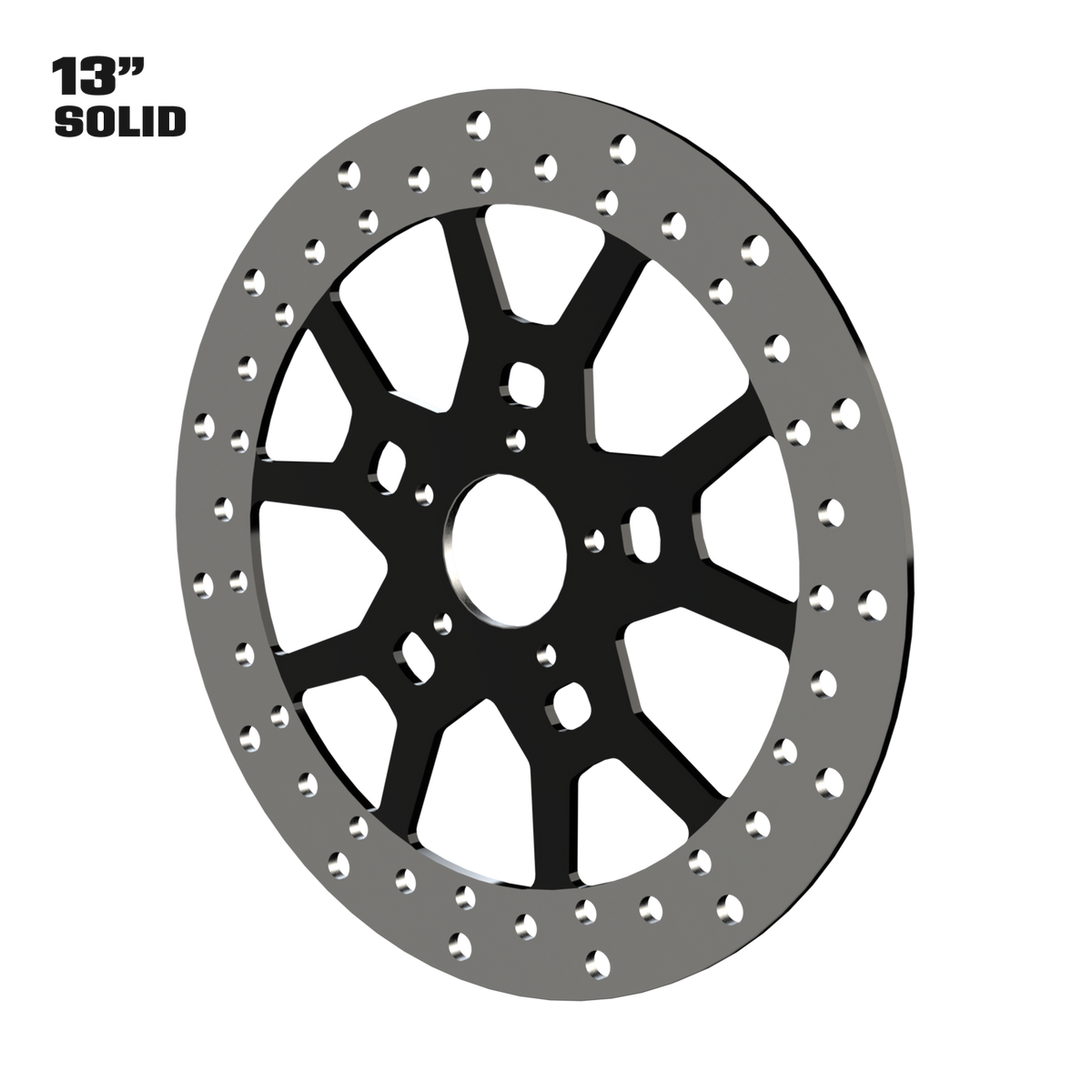 PS.03 13" Solid Rotor in Black