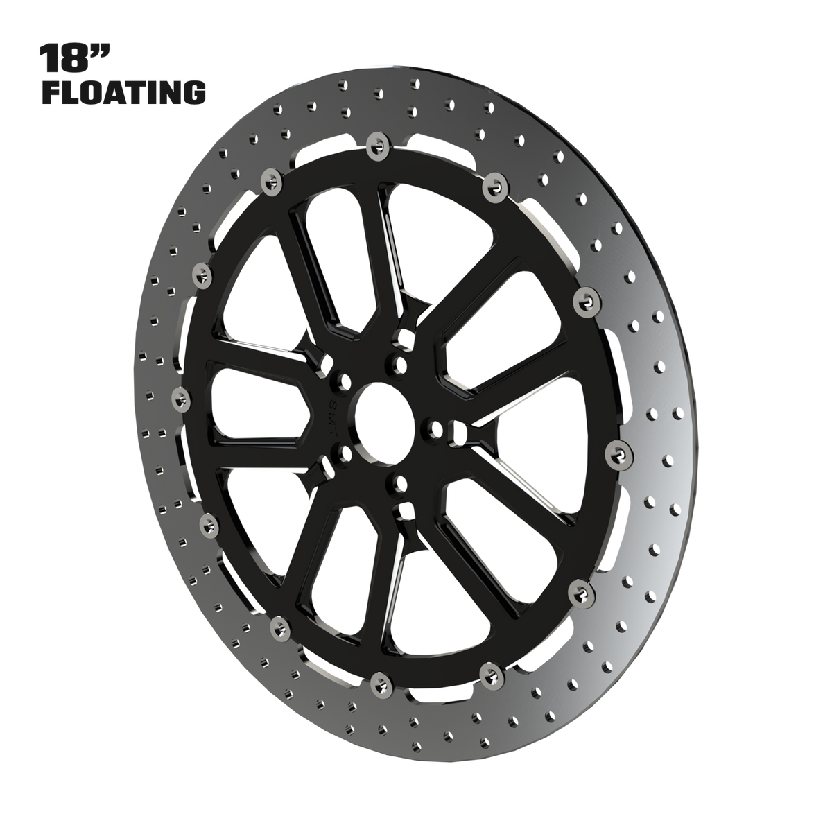 PS.03 18" Floating Rotor in Black Contrast Cut