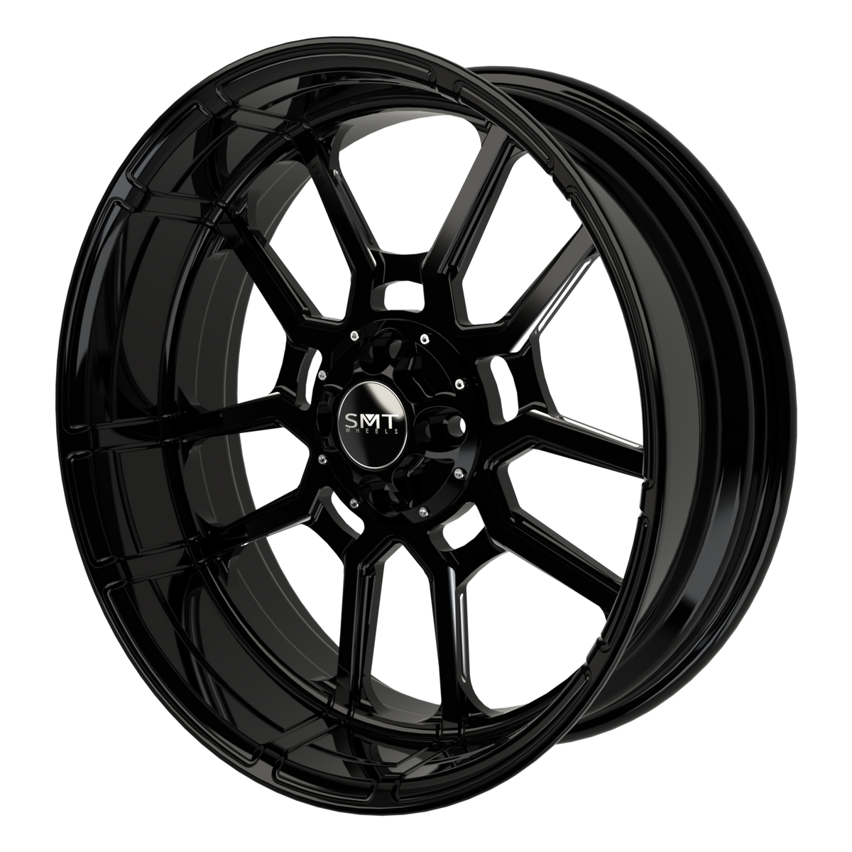 PS.03 Harley Trike Black Double Cut Wheels