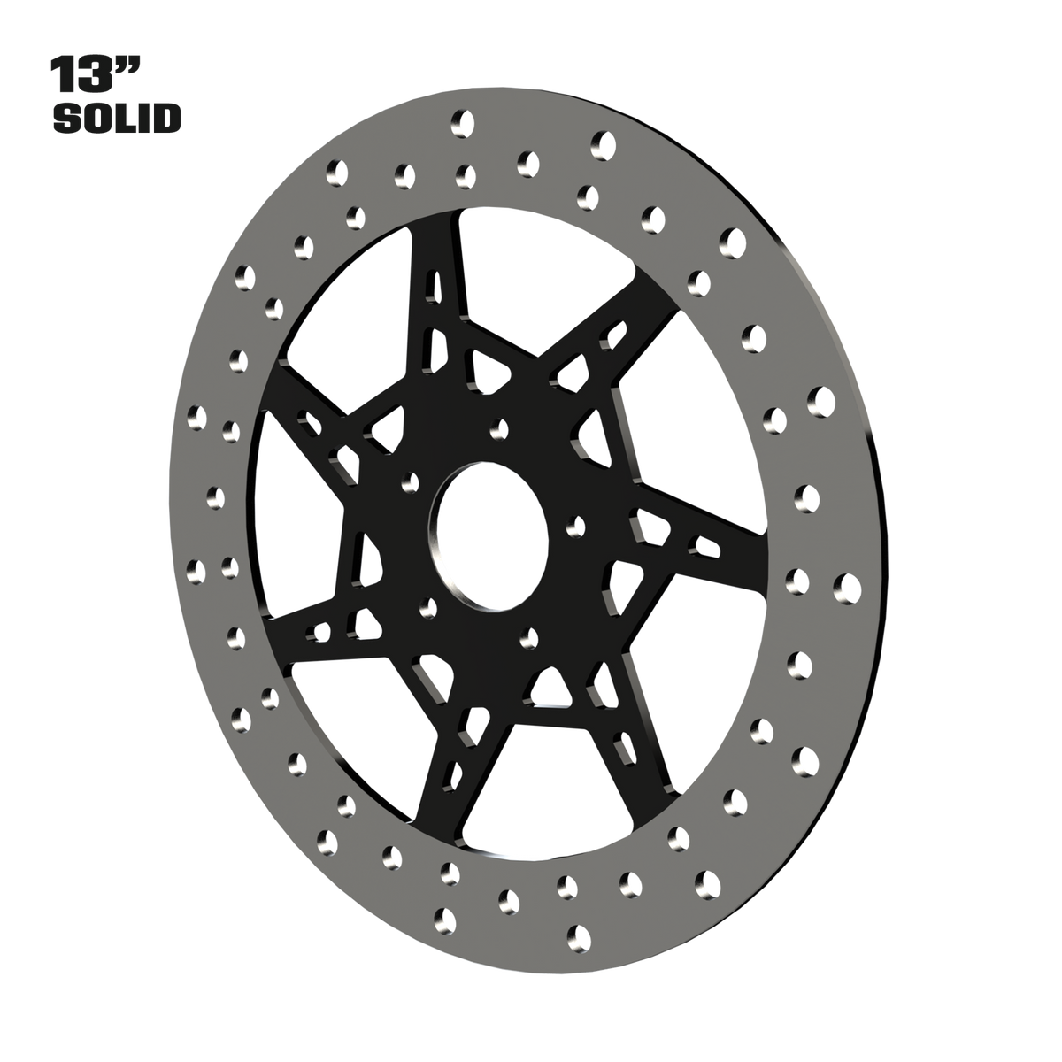 PS.04 13" Solid Rotor in Black