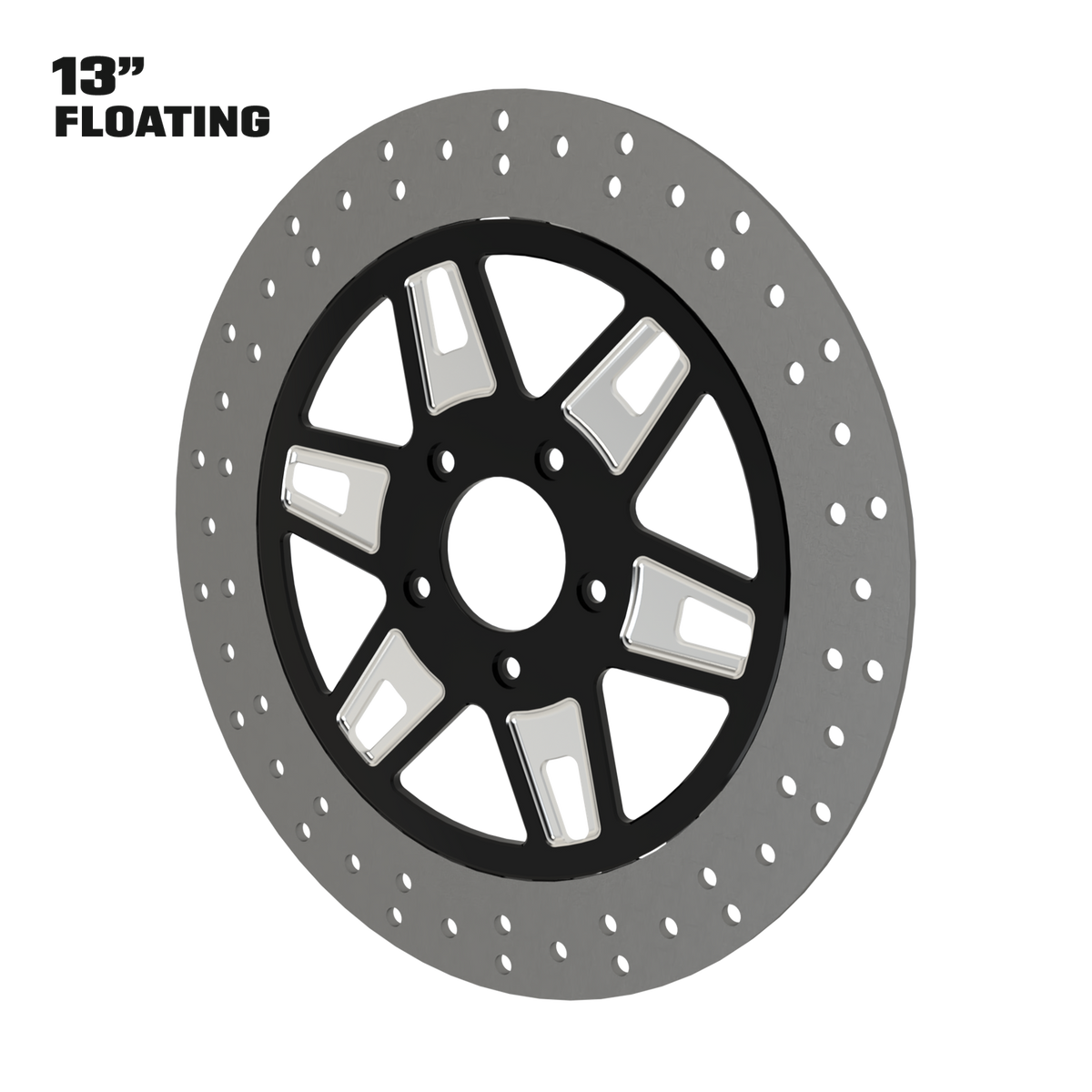 PS.06 13" Floating Rotor in Black Contrast Cut