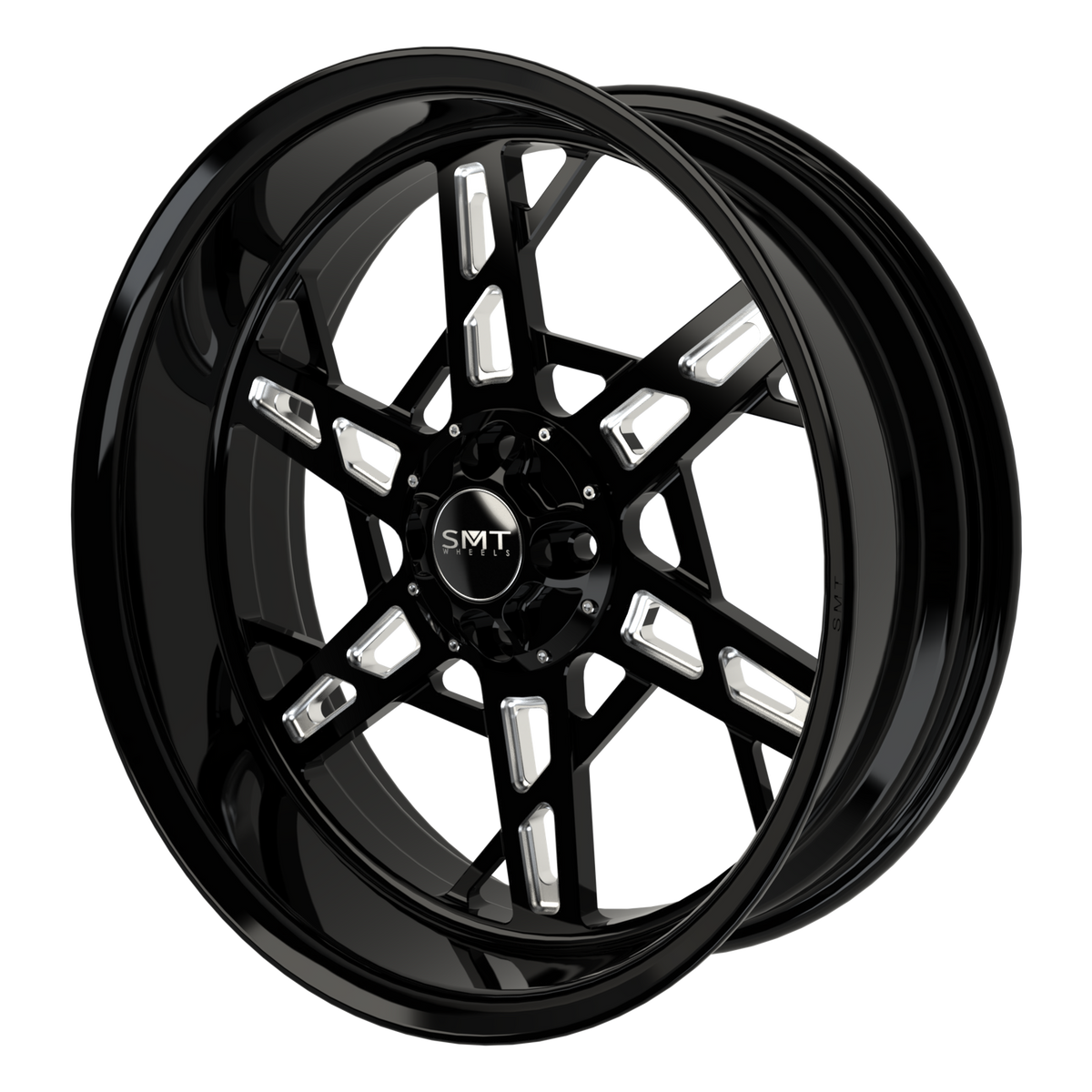 PS.06 Harley Trike Black Double Cut Wheels