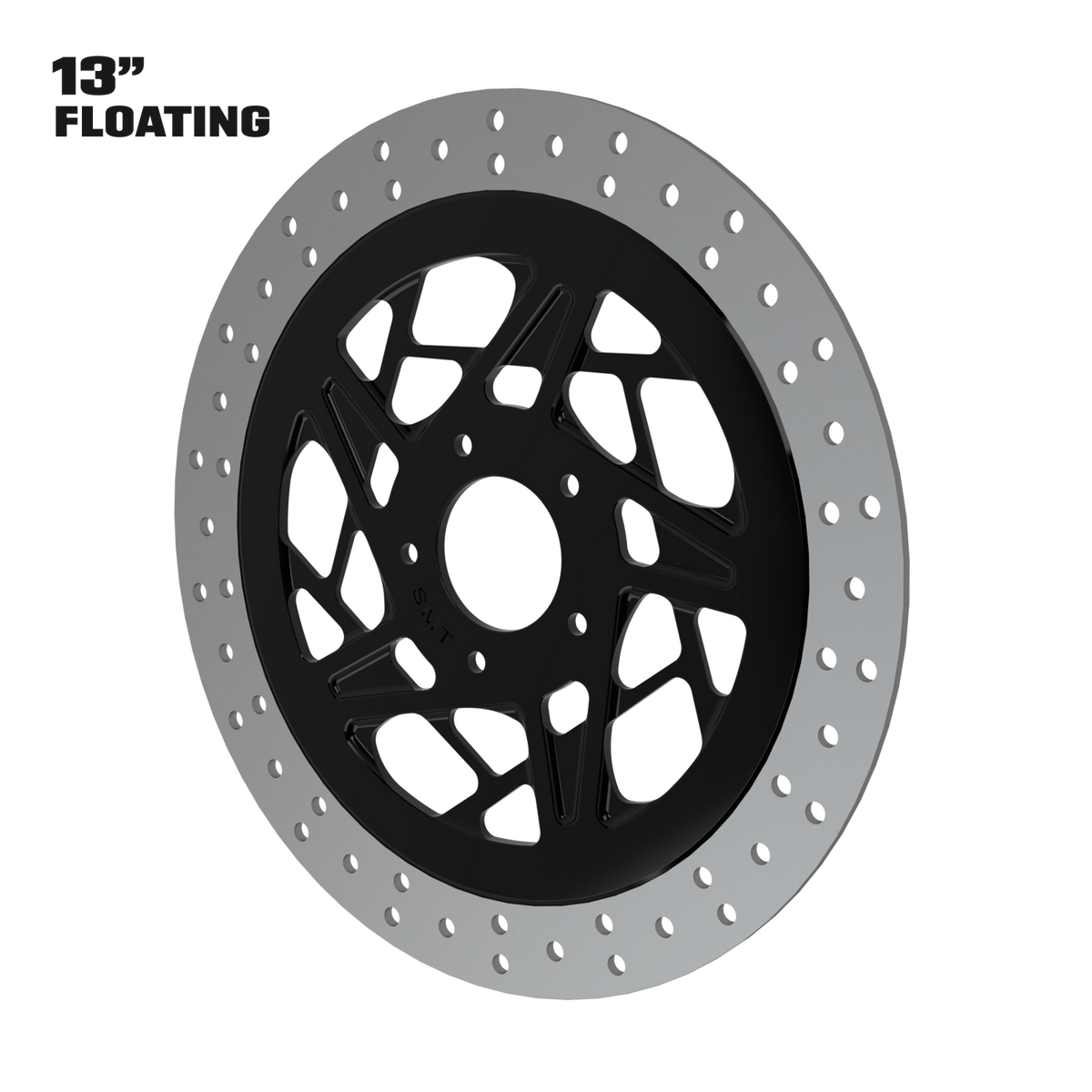 PS.08 13" Floating Rotor in Black