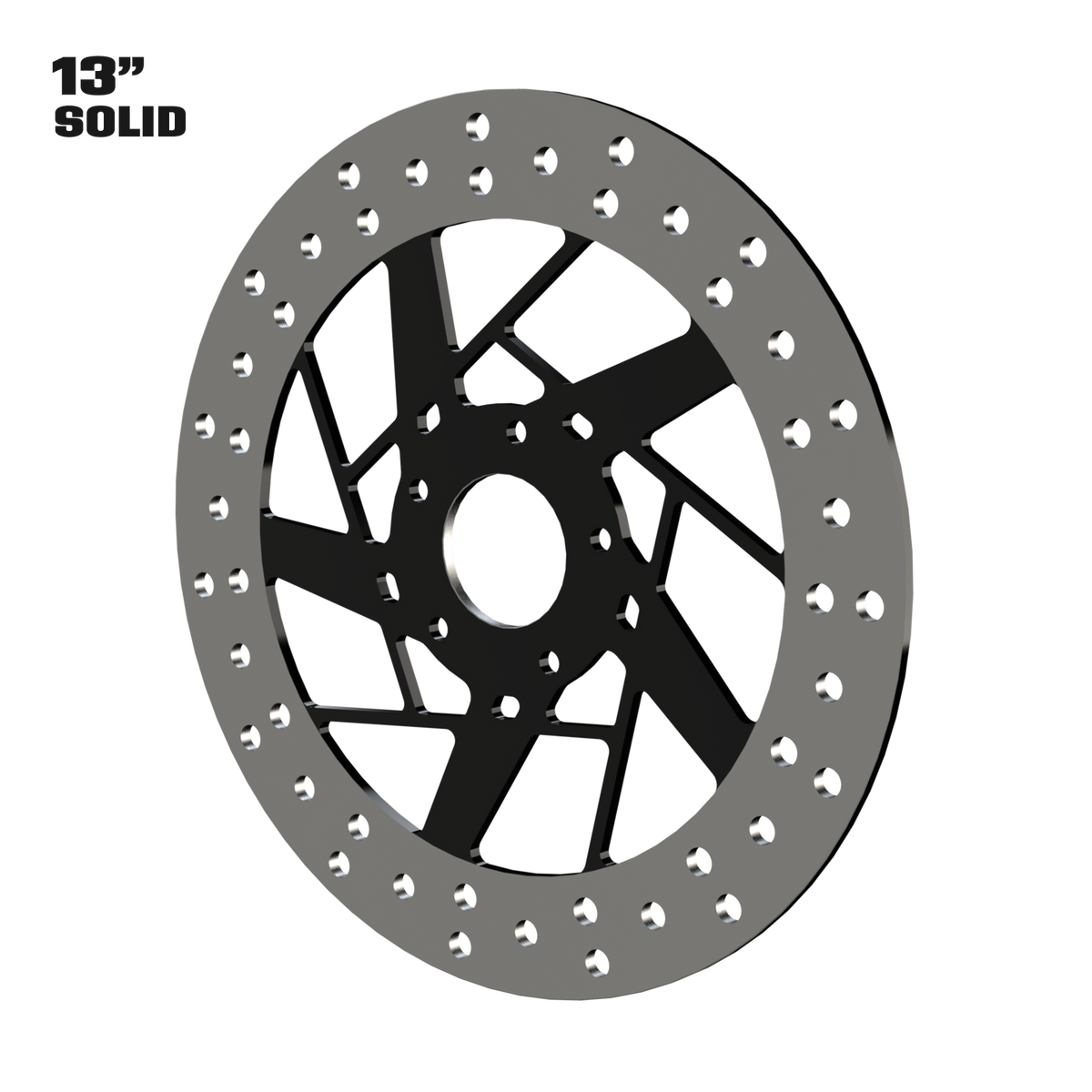 PS.08 13" Solid Rotor in Black