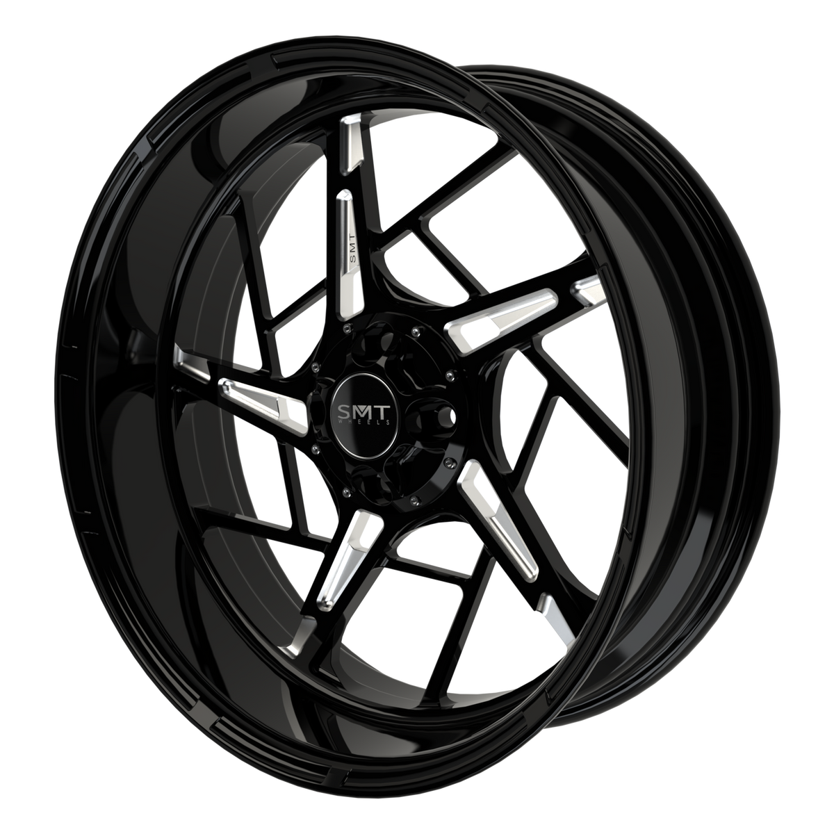 PS.08 Harley Trike Black Double Cut Wheels