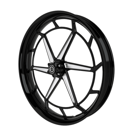 PS.09 Bulldog Fat Tire Black Double Cut Wheels