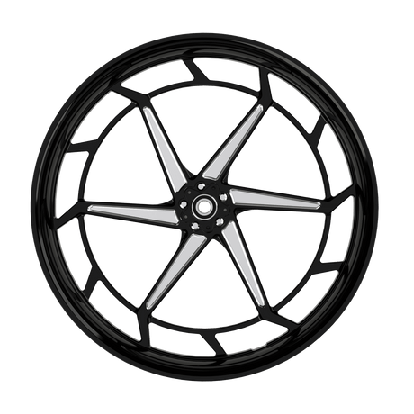 PS.09 Bulldog Fat Tire Black Double Cut Wheels