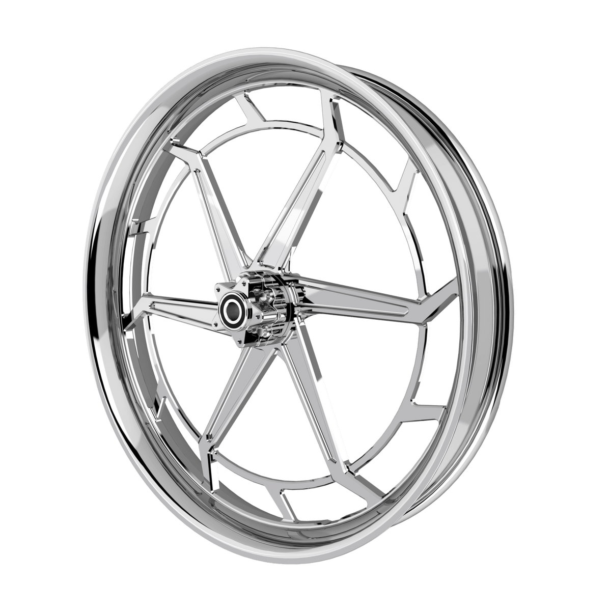 PS.09 Bulldog Fat Tire Chrome Wheels