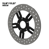 Race Tech 11" solid rotor in black