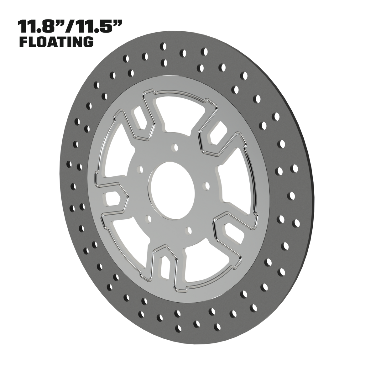 Race Tech 11" floating rotor in polished