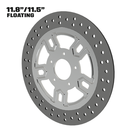 Race Tech 11" floating rotor in polished
