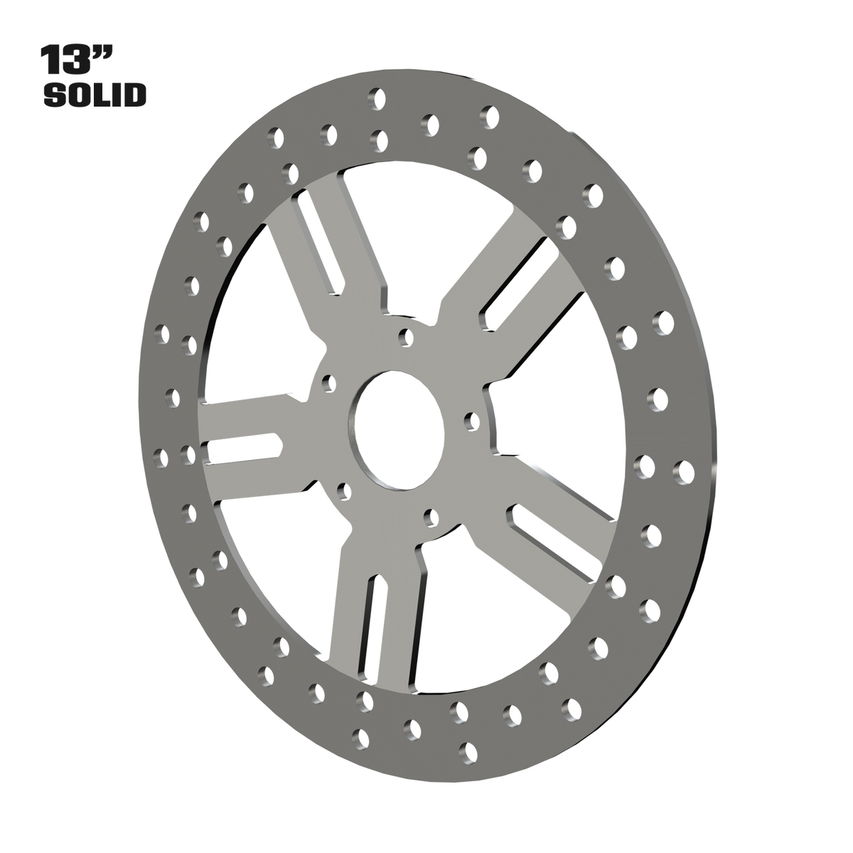 Race Tech 13" solid rotor in polished