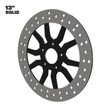 Rage 13" solid rotor in black