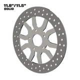 Rage 11" solid rotor in polished