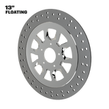 Rage 13" floating rotor in polished