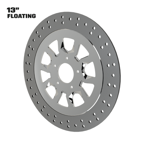 Rage 13" floating rotor in polished