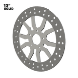 Rage 13" solid rotor in polished
