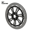 Reaper 18" Floating Rotor in Black Contrast Cut