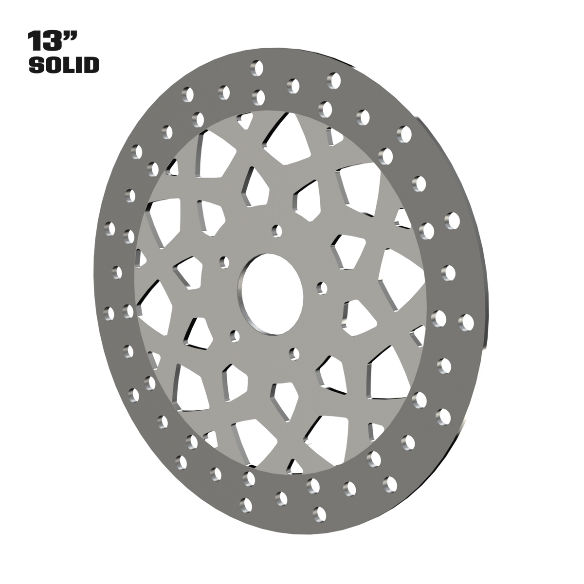 Regal 13" Solid Rotor in Polished