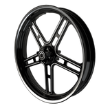 RetroSpec 01 Bulldog Fat Tire Black Double Cut Wheels