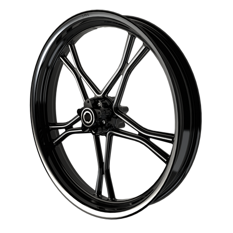 RetroSpec 10 Bulldog Fat Tire Black Double Cut Wheels