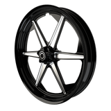 RetroSpec 11 Bulldog Fat Tire Black Double Cut Wheels