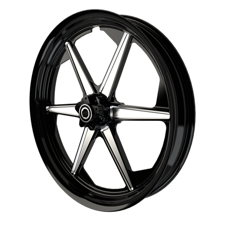 RetroSpec 11 Bulldog Fat Tire Black Double Cut Wheels