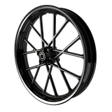 RetroSpec 13 Bulldog Fat Tire Black Double Cut Wheels
