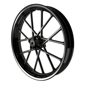 RetroSpec 13 Bulldog Fat Tire Black Double Cut Wheels